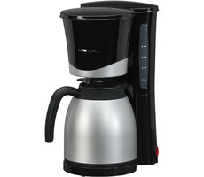 Clatronic KA 3328 stříbrno-černá / kávovar na překapávanou kávu / 870 W / 2x 1 l konvice