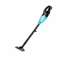 Makita DCL180ZB černá-modrá / Aku Tyčový vysavač / 18V / 0.65 L / Doba provozu 20 min / bez Aku 