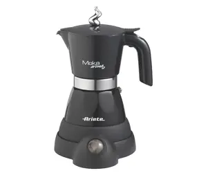Ariete 1358 Moka Aroma černá / Elektrická moka konvice / 400 W / 2 | 4 šálky