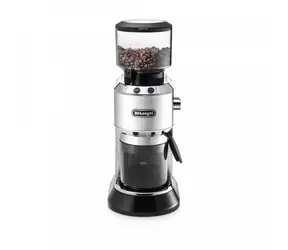 DeLonghi KG520M stříbrná / mlýnek na kávu / zásobník 350 g / 150 W / 18 stupňů hrubosti 