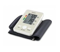 Beper 40120 Easy Check bílá / měříč krevního tlaku na paži / paměť 120 záznamů / 4x AAA