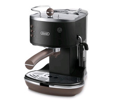 DeLonghi ECOV 311.BK Icona Vintage černá / Pákový kávovar / 1100W / 1.4 l / 15 bar / pěnič mléka