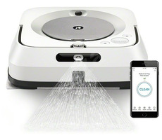 iRobot Braava Jet m6 / Robotický mop / iAdapt 3.0 / suchý a mokrý úklid / Virtuální zeď / Wi-Fi / bílá