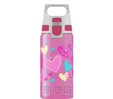 SIGG Viva One Hearts 0.5 l růžová / Láhev / Polypropylene / BPA free