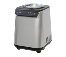Guzzanti GZ 151A stříbrná-černá / Zmrzlinovač / 135W / kompresor / teplota -18°C (+ 3-5°C) / Nádoba 1.2 L / LED displej