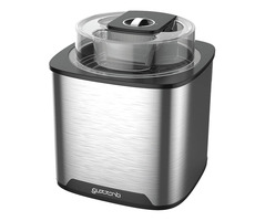 Guzzanti GZ 159 stříbrná-černá / Zmrzlinovač / 12W / Nádoba 2.0 L / časovač