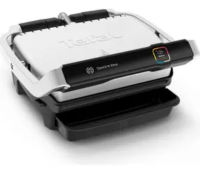 Tefal Optigrill Elite GC750D30 stříbrná / Kontaktní gril / 2000 W / 12 programů / Gril. plocha: 600cm2
