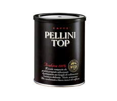 Pellini TOP 100% Arabica 250 g / Mletá káva / 100% Arabica / Plechovka