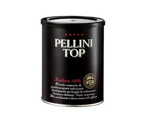 Pellini TOP 100% Arabica 250 g / Mletá káva / 100% Arabica / Plechovka