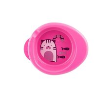 Chicco Talíř Warmy růžová / od 6 měsíců