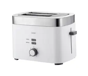Lauben Toaster T17WS bílá / Topinkovač / 930W / 2 plátky pečiva / 7 stupňů opečení / automatické vypnutí