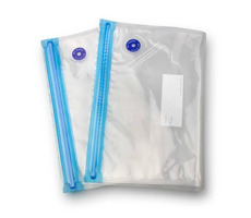 Lauben Zip Lock Bag Set / sáčky s vakuovým ventilem / 5 ks 20 x 22 cm / 5 ks 27 x 35 cm / BPA free