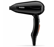 BaByliss 5344E Travel Dry 2000 černá / Cestovní fén na vlasy / 2000 W / 2 teploty / 2 rychlosti