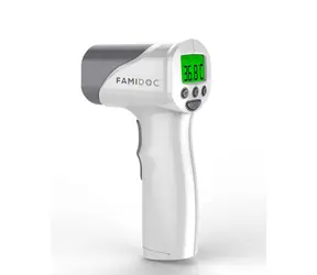 FAMIDOC FDIR-V22 / Bezkontaktní lékařský teploměr 2v1 / 32.0 až 42.9 °C  / doprodej