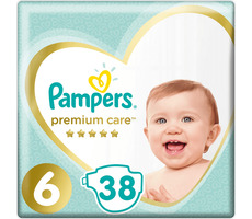 Pampers Premium Care Value Pack Extra Large (38 ks) / Pleny / Velikost 6 (13+ kg)