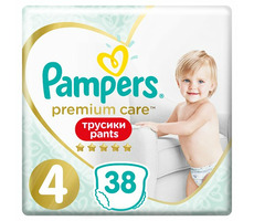 Pampers Premium Care Jumpo Pack Maxi (38 ks) / Pleny / Velikost 4 (9-15 kg)