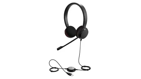 Jabra Evolve 20 SE černá / Pro callcentra / Stereo / Mikrofon / USB-C + USB-A / MS
