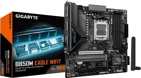 Gigabyte B850M EAGLE WIFI7 / Základní deska / B850 / 4x DDR5 / 2,5G LAN / Wi-Fi 7 / mATX