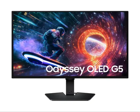 27" Samsung Odyssey OLED G5 černá / Herní monitor / OLED / QHD 2560×1440 / 180Hz / 0,03ms / HDMI + DP
