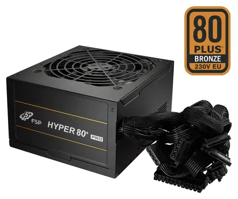 Fortron FSP HYPER 80+ PRO 450W / ATX 3.0 / 80PLUS Bronze / aktivní PFC / 120mm