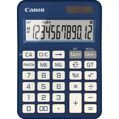Canon KS-125KB modrá / Kalkulačka / 12místný LCD / duální napájení