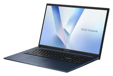 ASUS Vivobook 17 modrá / Notebook / 17.3" FHD / Intel Core 5 120U 1.4GHz / 16GB / 512GB SSD / Intel UHD / W11H
