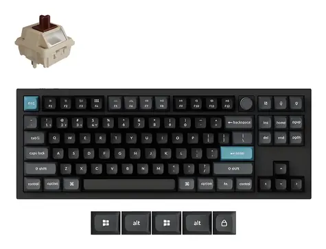 Keychron Q3 Ultra černá / Drátová klávesnice / hliníkový rám