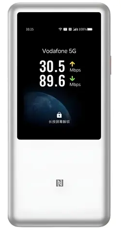 ZTE U60 Pro bílá / Mobilní router / 5G / Wi-Fi 7 / 10000 mAh