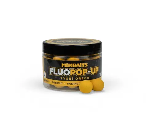 Mikbaits Tygří ořech 14 mm / Plovoucí fluo boilie / 150 ml