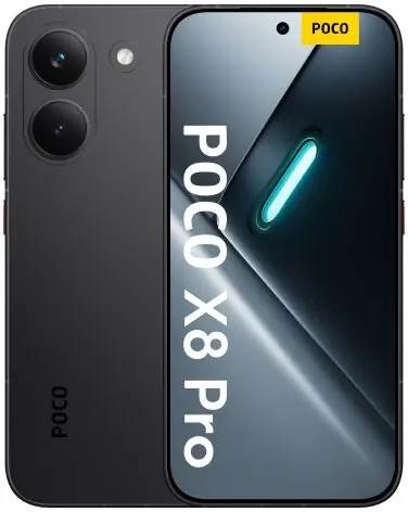 POCO X8 Pro 12+512GB černá / Smartphone / 6.59" AMOLED 120Hz / MediaTek Dimensity 8500-Ultra / 5G / Android 16