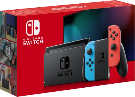 Nintendo Switch modrá & červená / Herní konzole / 6,2" LCD / 32 GB / Wi-Fi 5 / Bluetooth 4.1