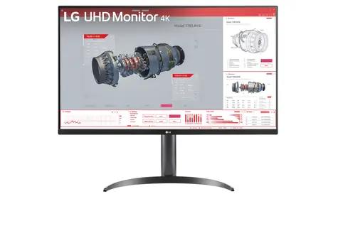 32" LG 32BR55UK-B černá / Monitor / USB-C