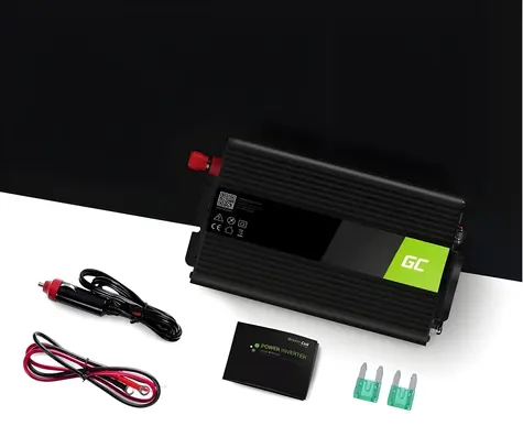Green Cell INV04 / Měnič napětí / 24V na 230V / 500W/1000W / modifikovaný sinus