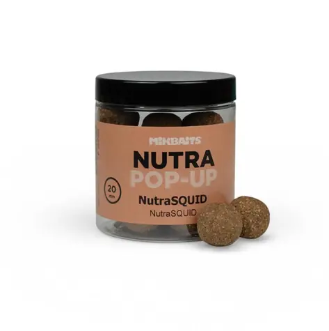 Mikbaits Boilies Pop-Up Nutra NutraSQUID / Plovoucí boilie / 250 ml / 20 mm