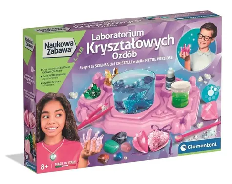 Clementoni Scientific Fun: Krystalové ozdoby / Vědecká sada / od 8 let
