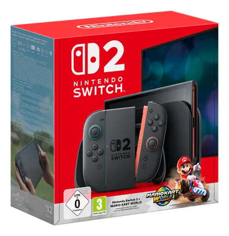 Nintendo Switch 2 + Mario Kart World / Herní konzole / 7,9" LCD / 256 GB / Wi-Fi 6 / Bluetooth