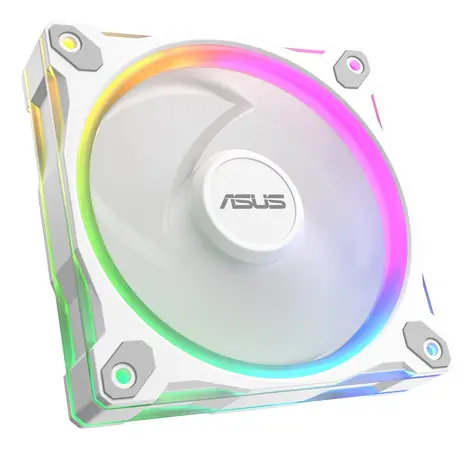 ASUS Prime MR120 ARGB Reverse bílá / Ventilátor / 120 mm / Sleeve bearing / 1600 RPM / 58 CFM / 23 dB