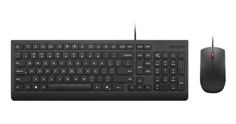 Lenovo / Set klávesnice a myši / drátový / USB-A / černá