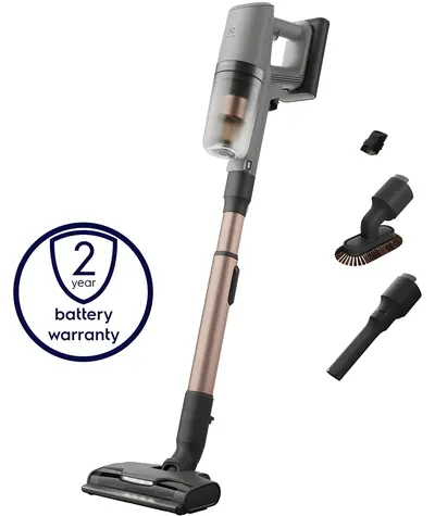 Electrolux EP82UB25UG šedá / Tyčový aku vysavač / 80 dB