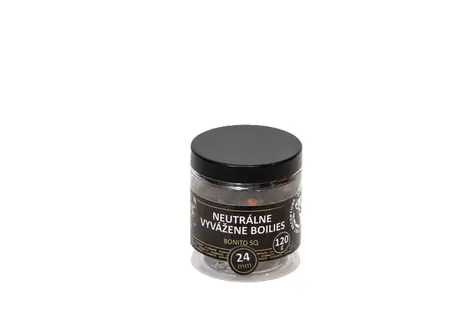 Riverbaits Bonito SQ 20 mm / Neutrálně vyvážené boilie / 120 g