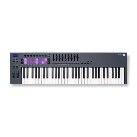 Novation FLkey 49 MK1 černá / MIDI klávesnice / 49 kláves / 16 padů / USB