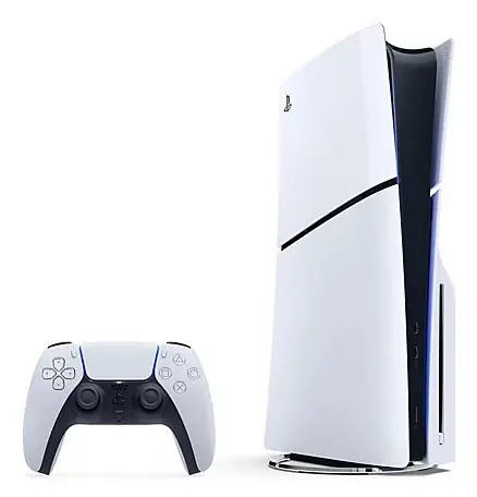 Sony PlayStation 5 E-Chassis Slim bílá / Herní konzole / Disc Edition / 1TB SSD / 4K 120Hz / Wi-Fi 6
