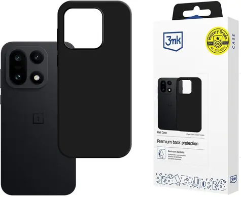 3mk Matt Case černá / Ochranný kryt pro OnePlus 15 5G / TPU / Absorber125