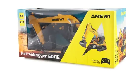 Amewi G011E / RC pásový bagr / 1:24 / 9 kanálů / RTR