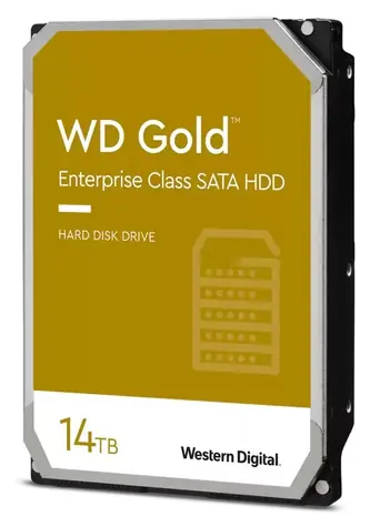 WD Gold 14TB / HDD / 3.5" SATA III / 7 200 rpm / 512MB cache / 5y