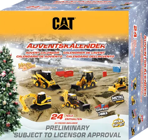 Carrera 85970 CAT Adventní kalendář 85970 / Adventní kalendář / 24 dílků / věk 6+