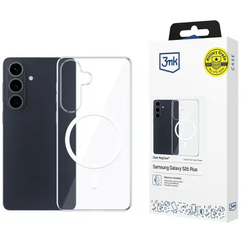 3mk Clear MagCase čirá / Zadní kryt / Samsung Galaxy S26 / MagSafe