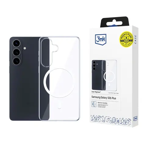 3mk EverClear MagCase čirá / Zadní kryt / Samsung Galaxy S26+ / MagSafe