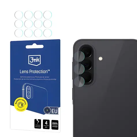 3mk Lens Protection Samsung Galaxy A37 / Sklo na fotoaparát / 6H / 0,16 mm