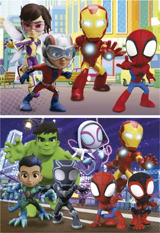 EDUCA Puzzle Spidey a jeho úžasní přátelé / 2x48 dílků